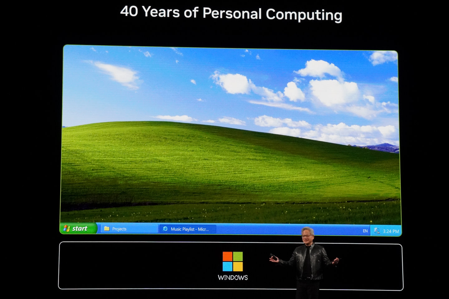 NVIDIA創辦人暨執行長黃仁勳於Computex台北國際電腦展2026 CEO演說中發表與Arm、Microsoft合作進軍Windows on Arm平台。