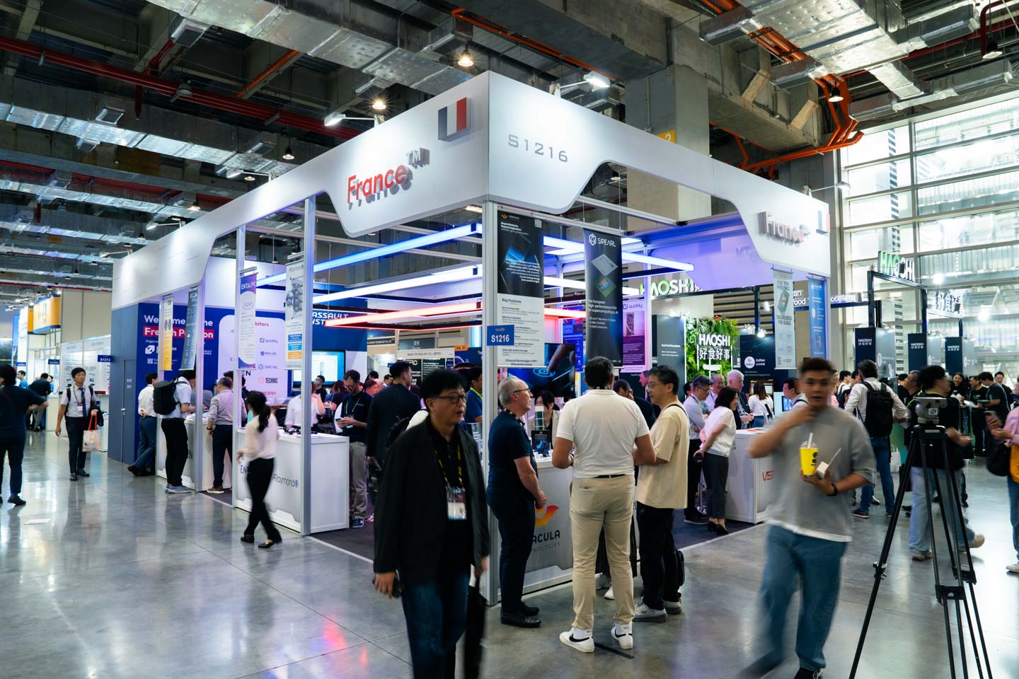 InnoVEX 展區設有捷克、法國、韓國、泰國、澳洲、日本、加拿大、以色列及義大利等 9 個國家館。