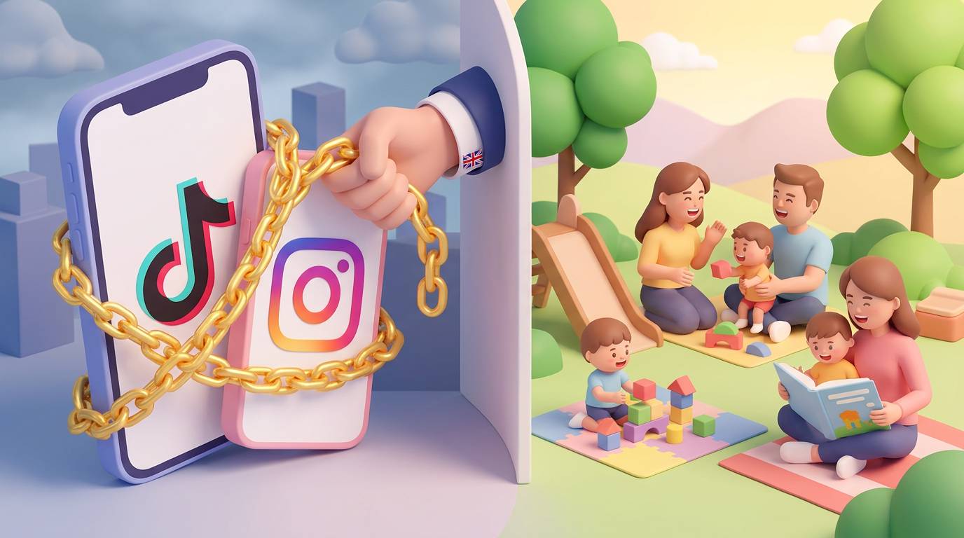英國將禁止 16 歲以下兒童使用 FB、IG 等社群，最快 2027 年春季上路