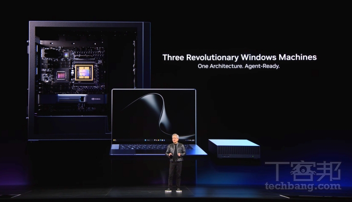 以 NVIDIA RTX Spark 為核心的 Windows AI PC 平台，將涵蓋桌機、筆電與工作站，能完整支援 CUDA 與所有 Windows 程式，是專為運行 AI 代理而生。