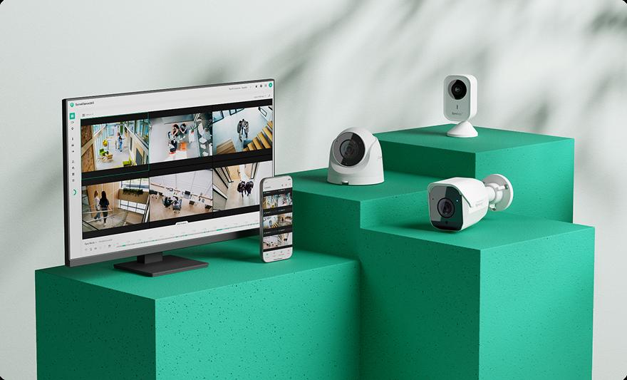 Surveillance365 基於雲端提供影像監控服務，不僅能快速部署，更兼具易於管理和靈活擴充的特色。