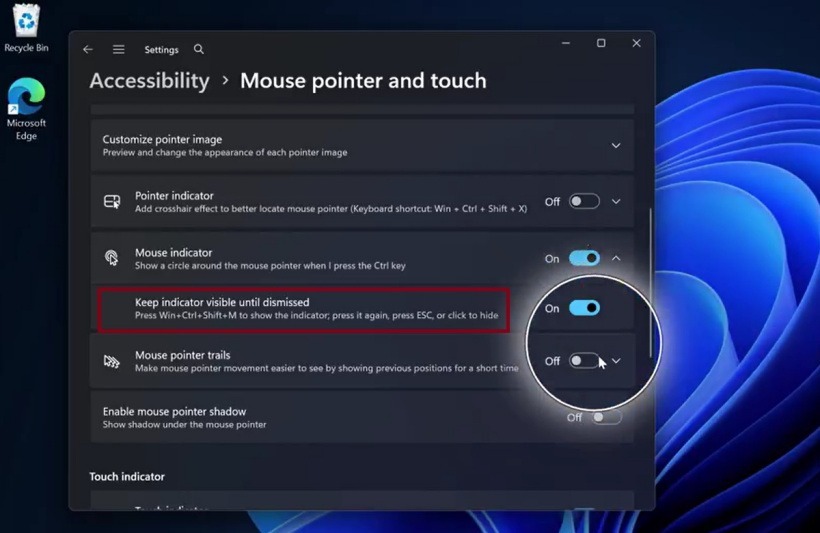 找滑鼠不用再狂搖!Windows 11 測試新功能:高對比「聚光燈」讓游標無所遁形