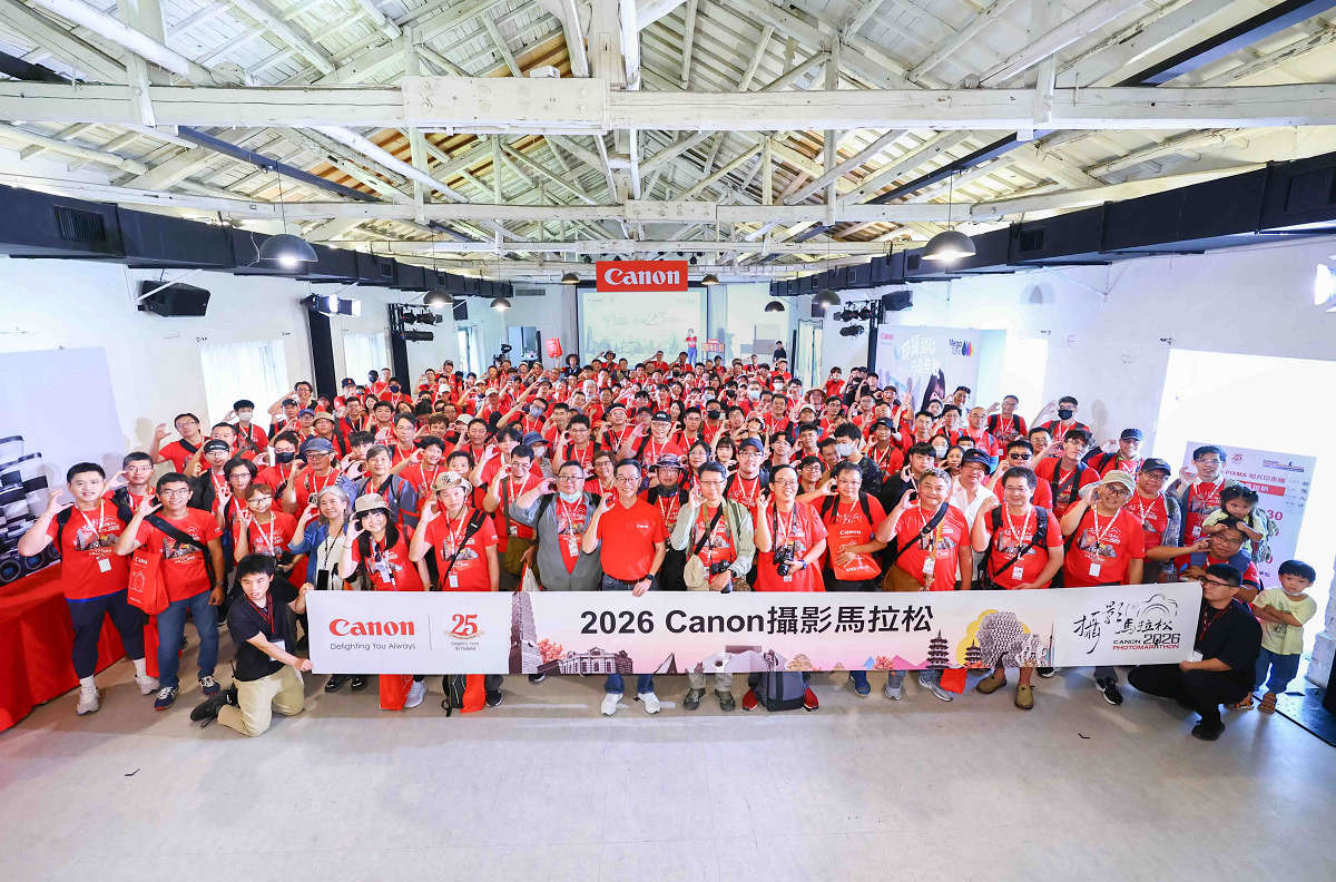 Canon歡慶25周年，首度串聯北部、中部、南部三地同步舉辦 （圖：高雄場「高雄 R23 糖倉會展中心 - 物五會館」）。