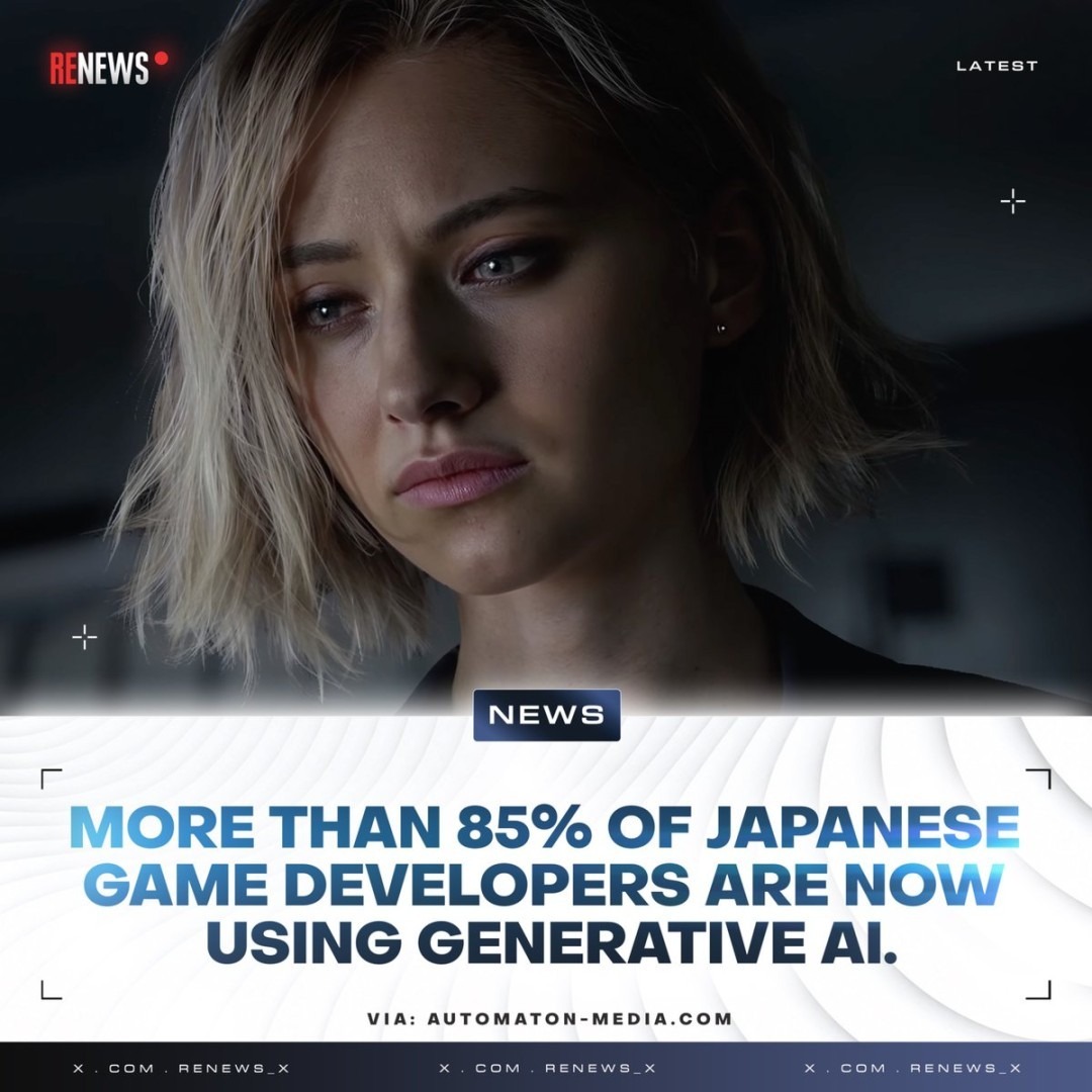 日本遊戲開發者85%都用AI了！卡普空、SEGA帶頭衝，每天都要靠它趕進度